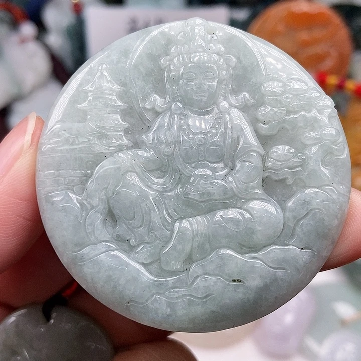 未镶嵌挂件翡翠翡翠
