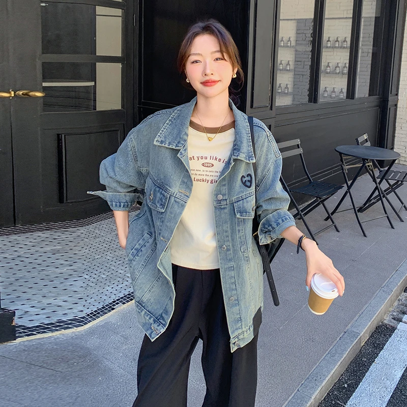 小个子超好看高级感短款牛仔外套女2025春秋新款今年流行爆款上衣