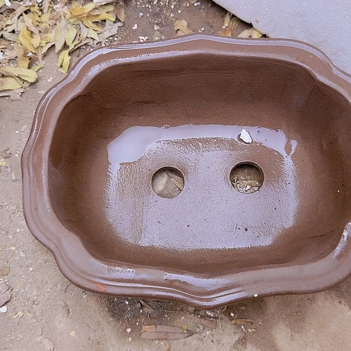 紫砂28莲花花盆花盆