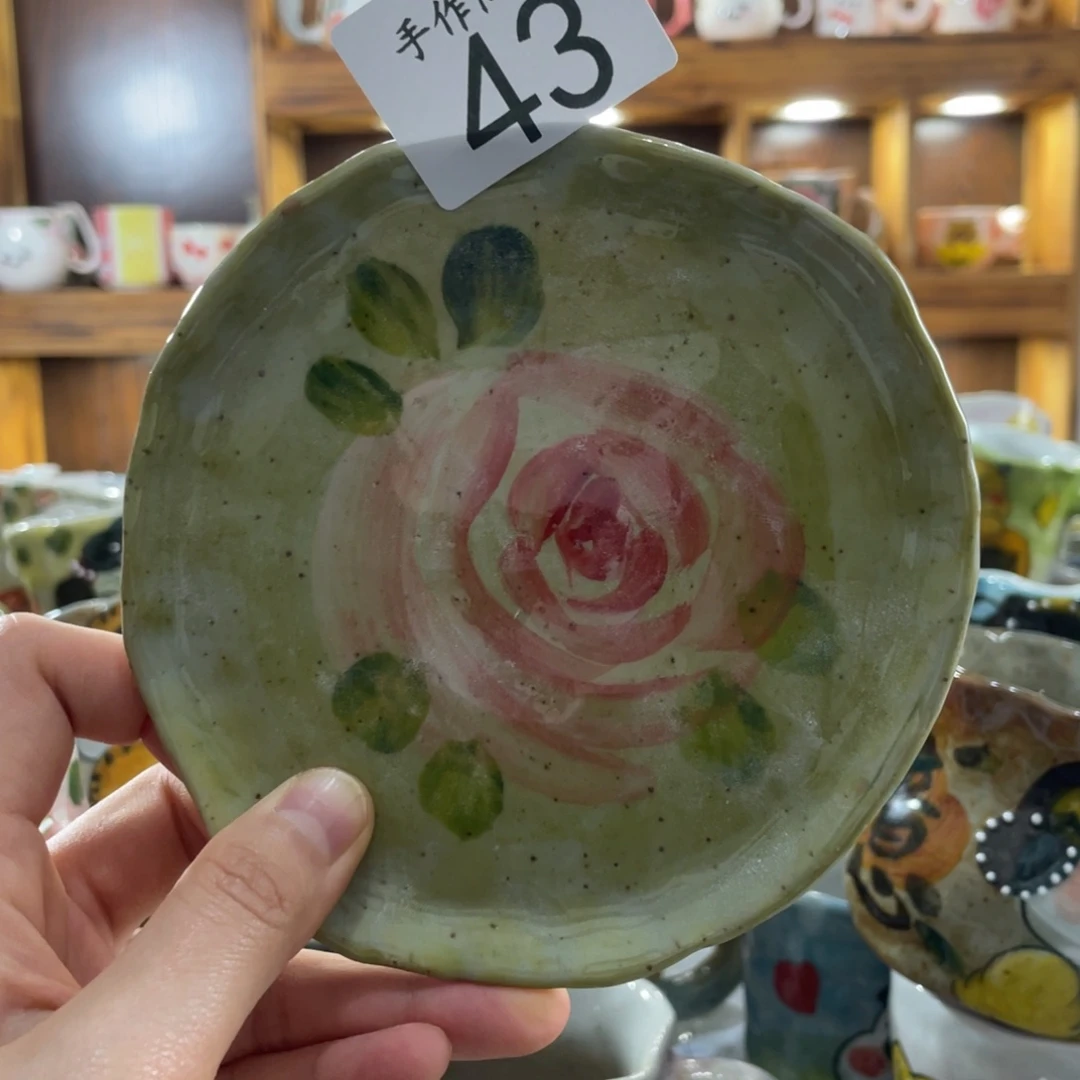 景德镇手工陶瓷碟子43