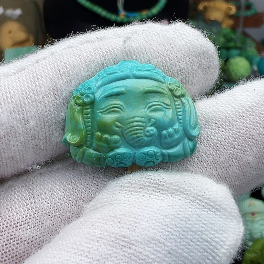 绿松石未镶嵌绿松石主播万丽