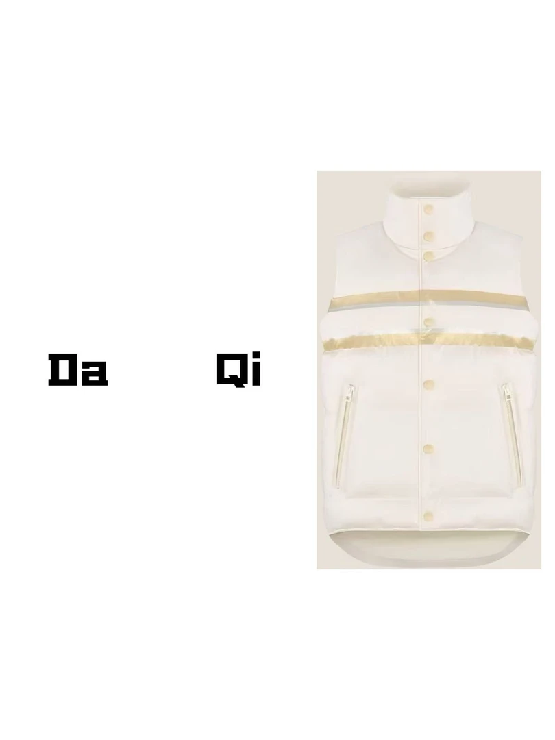 【Da    Qi】D系列烫金羽绒马甲