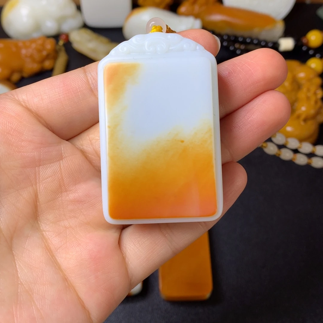 和田玉未镶嵌颈饰༺****༻