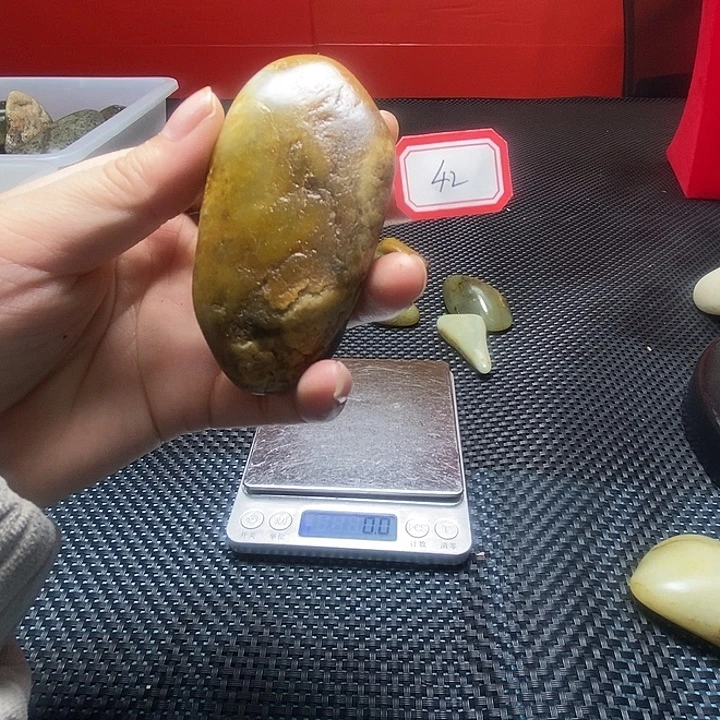 和田玉未镶嵌挂件42