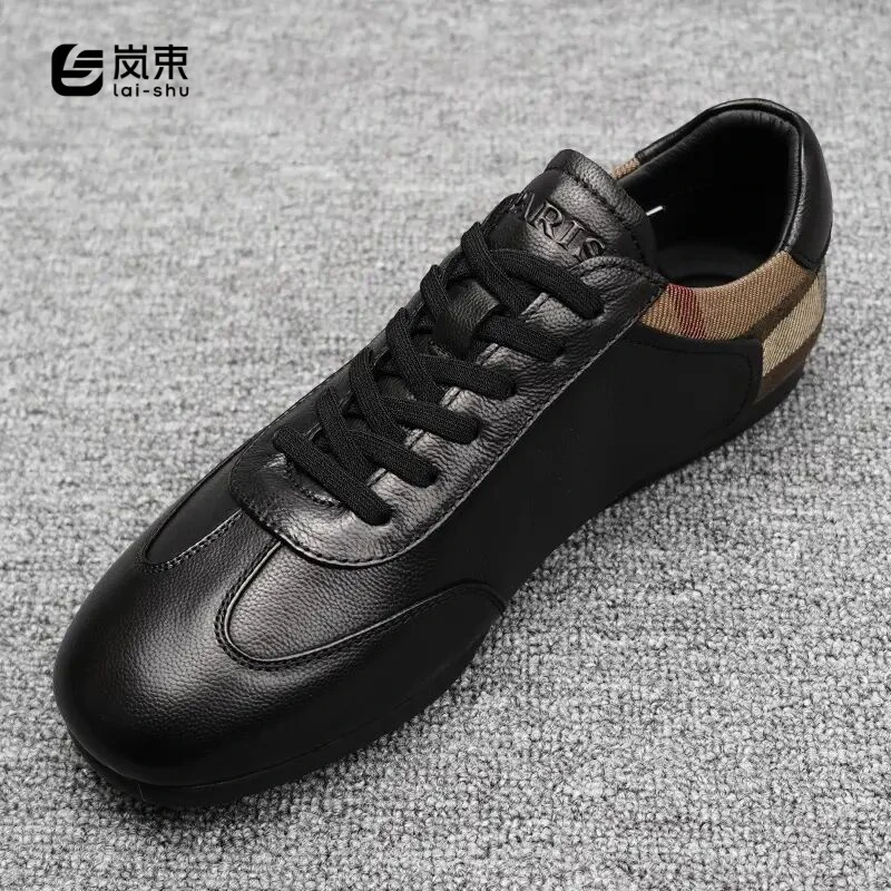 25款广州真皮时尚休闲皮鞋时尚软皮潮流户外休闲运动皮鞋百搭男鞋