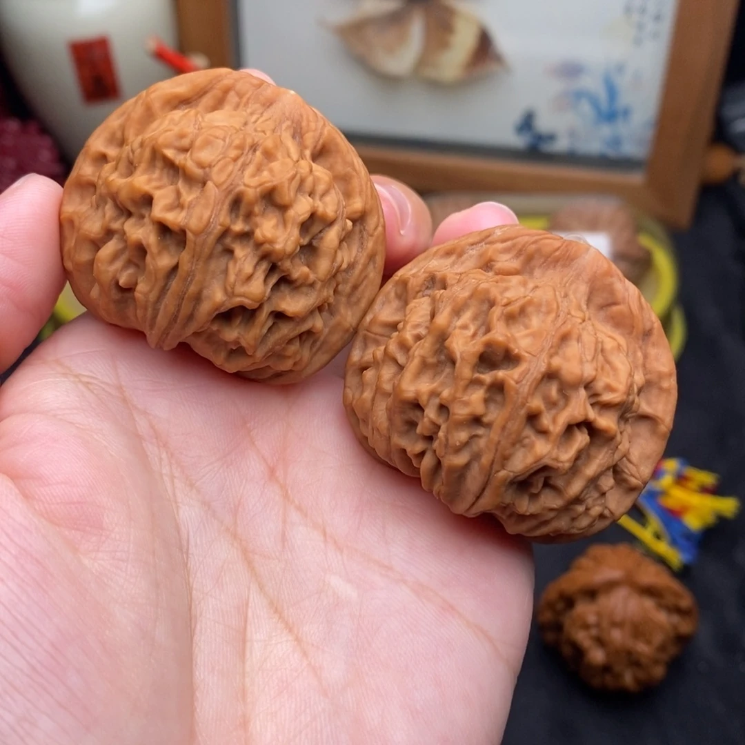 把件文玩核桃43天地狮子头