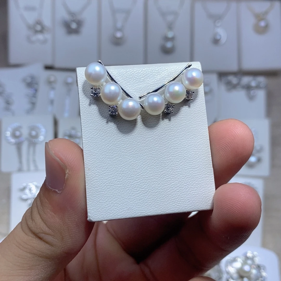 未镶嵌耳饰淡水珍珠