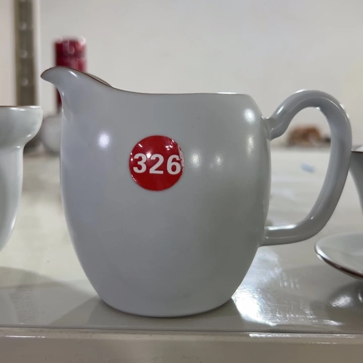 微瑕陶瓷茶壶茶杯家用