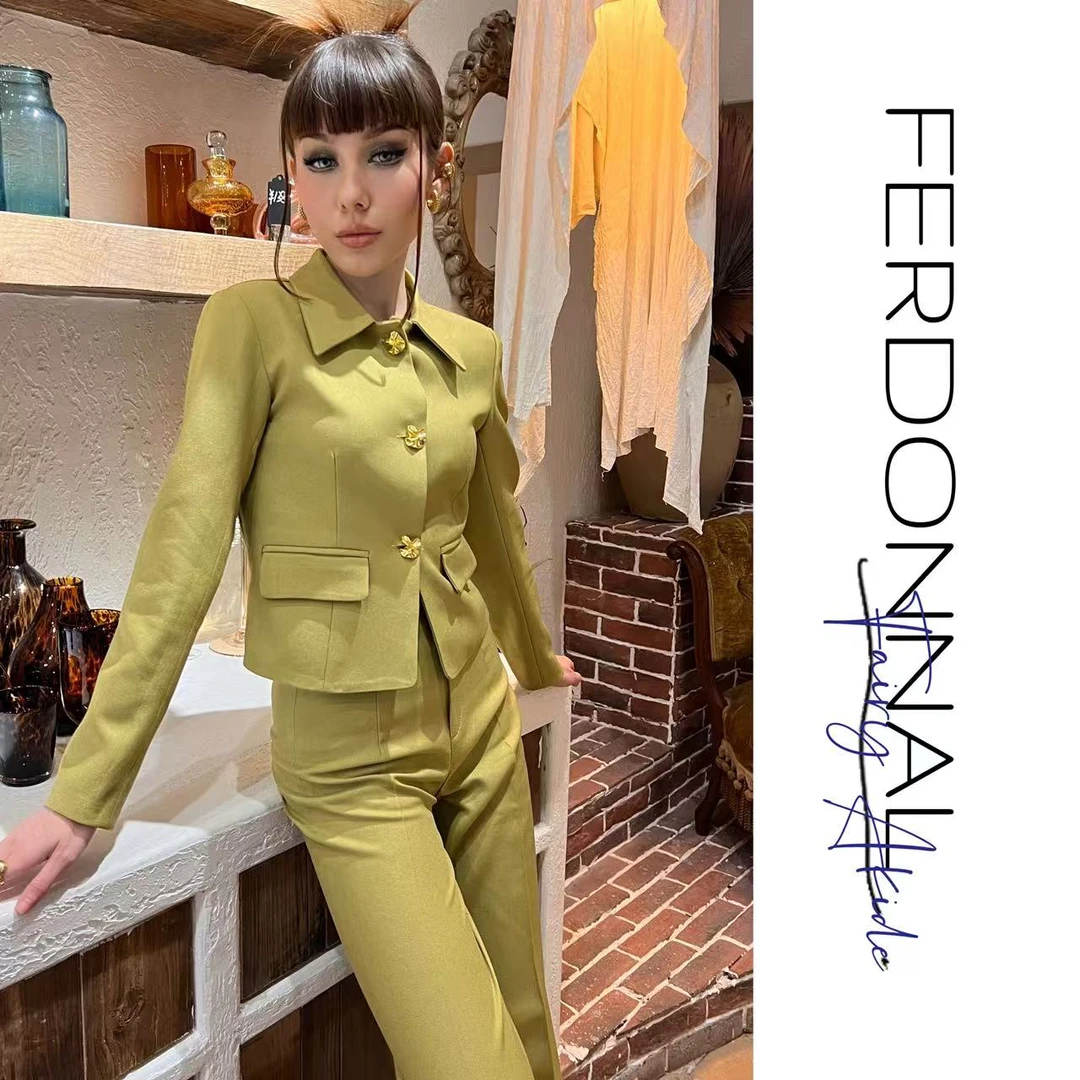 FERDONNAL新款气质时尚绿色