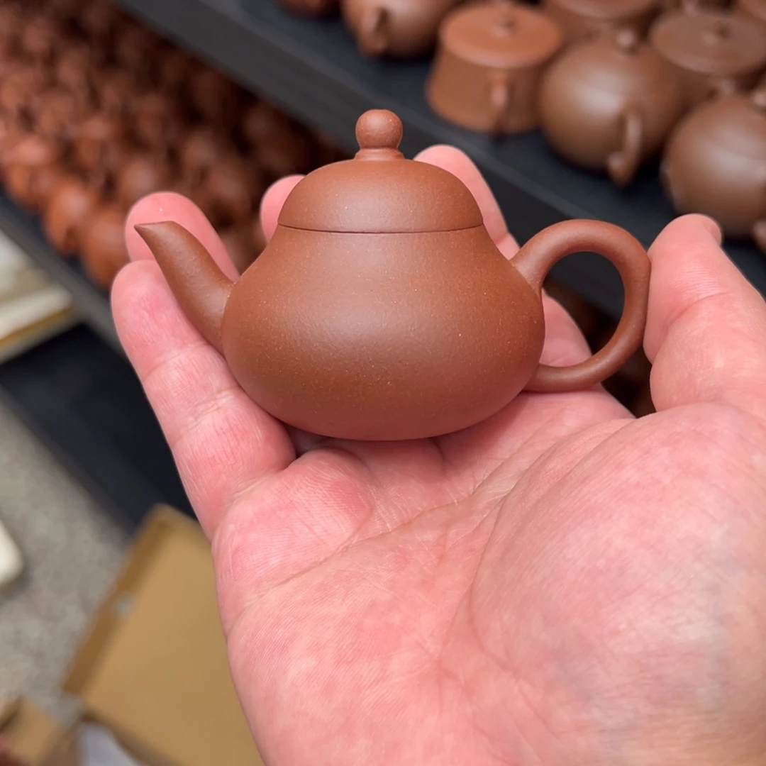 茶壶紫砂50cc底槽清梨形