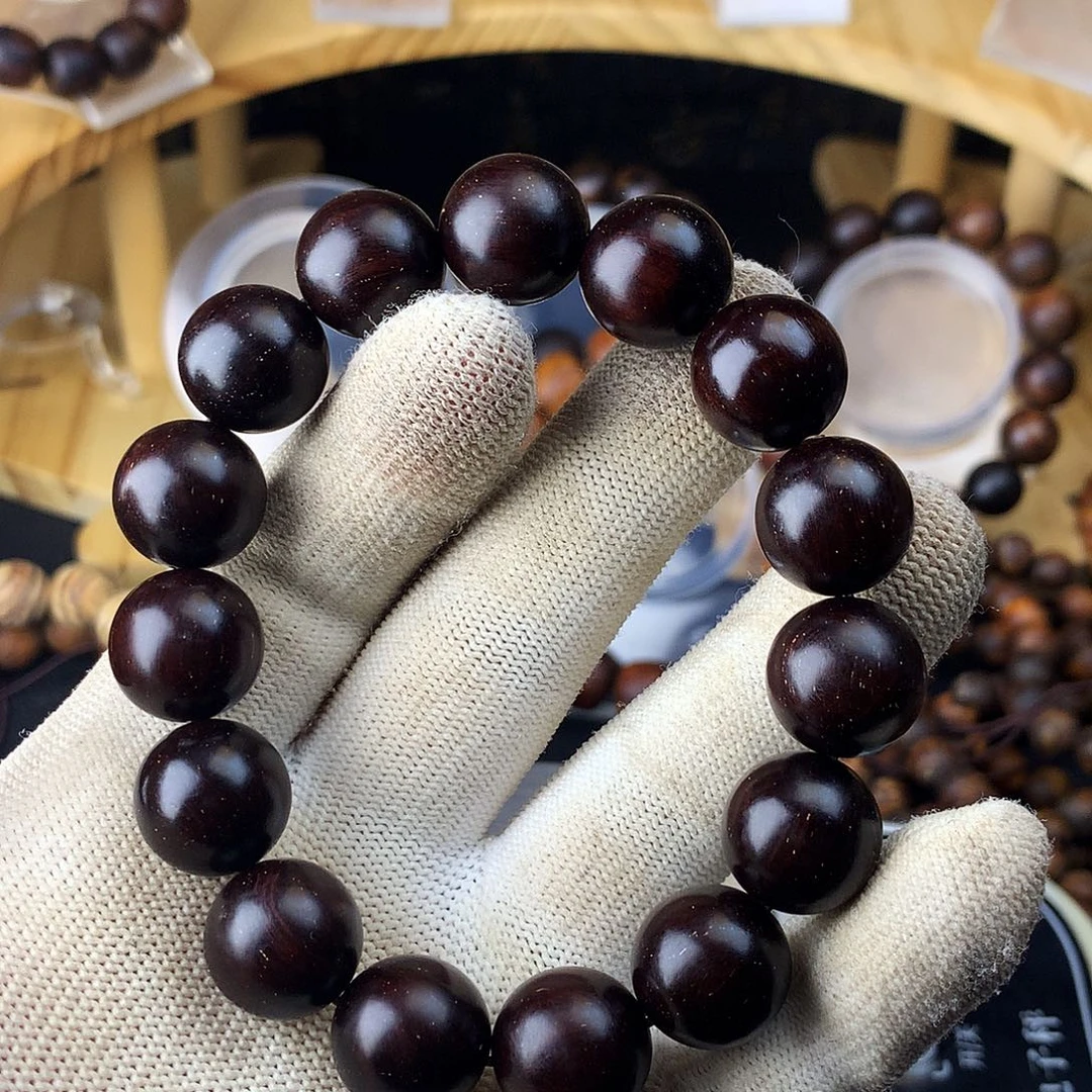 D***D檀香紫檀（小叶紫檀）手串/手链15小叶紫檀克重32克