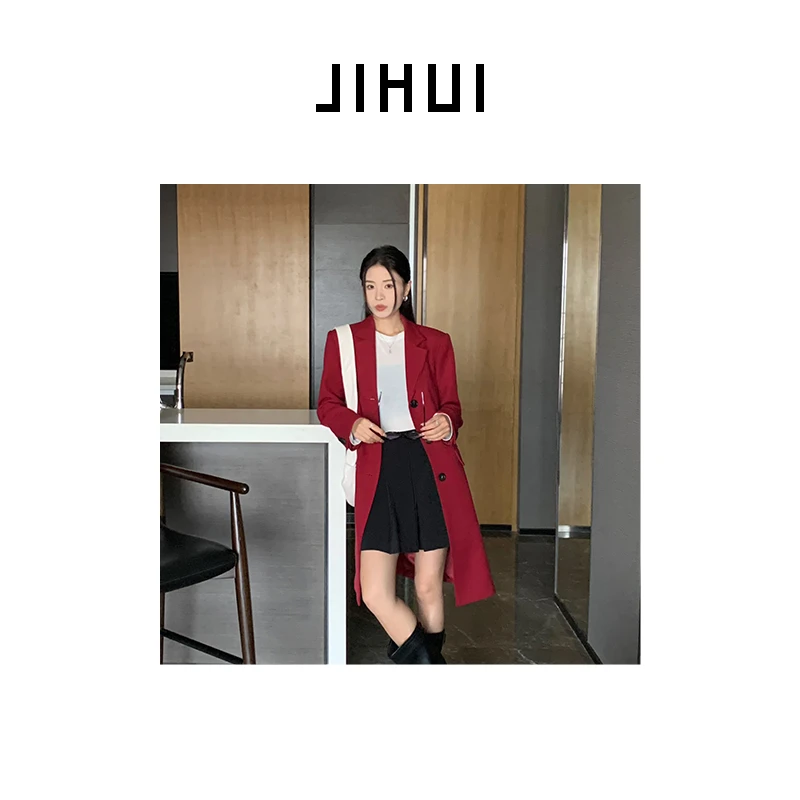 【JIHUI】春秋特价：羊毛西装风衣外套