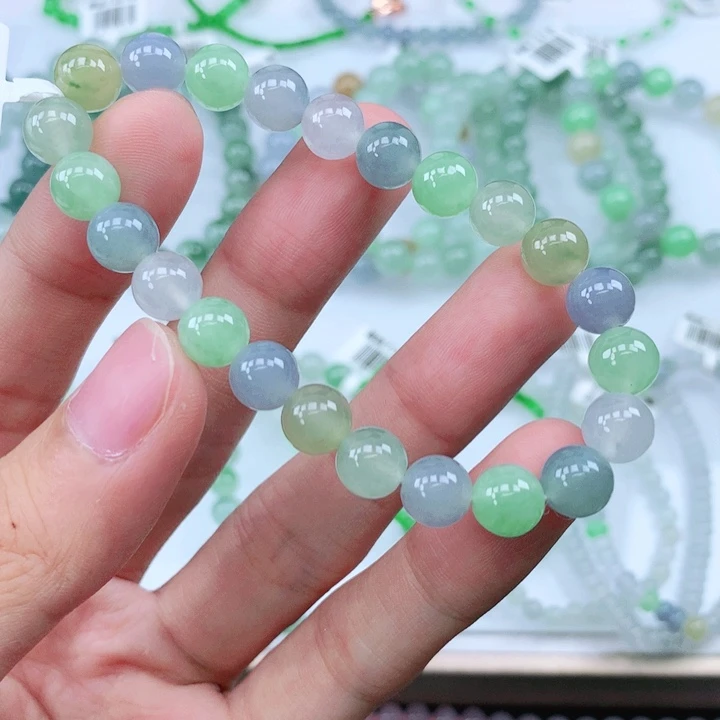 未镶嵌手链翡翠翡翠