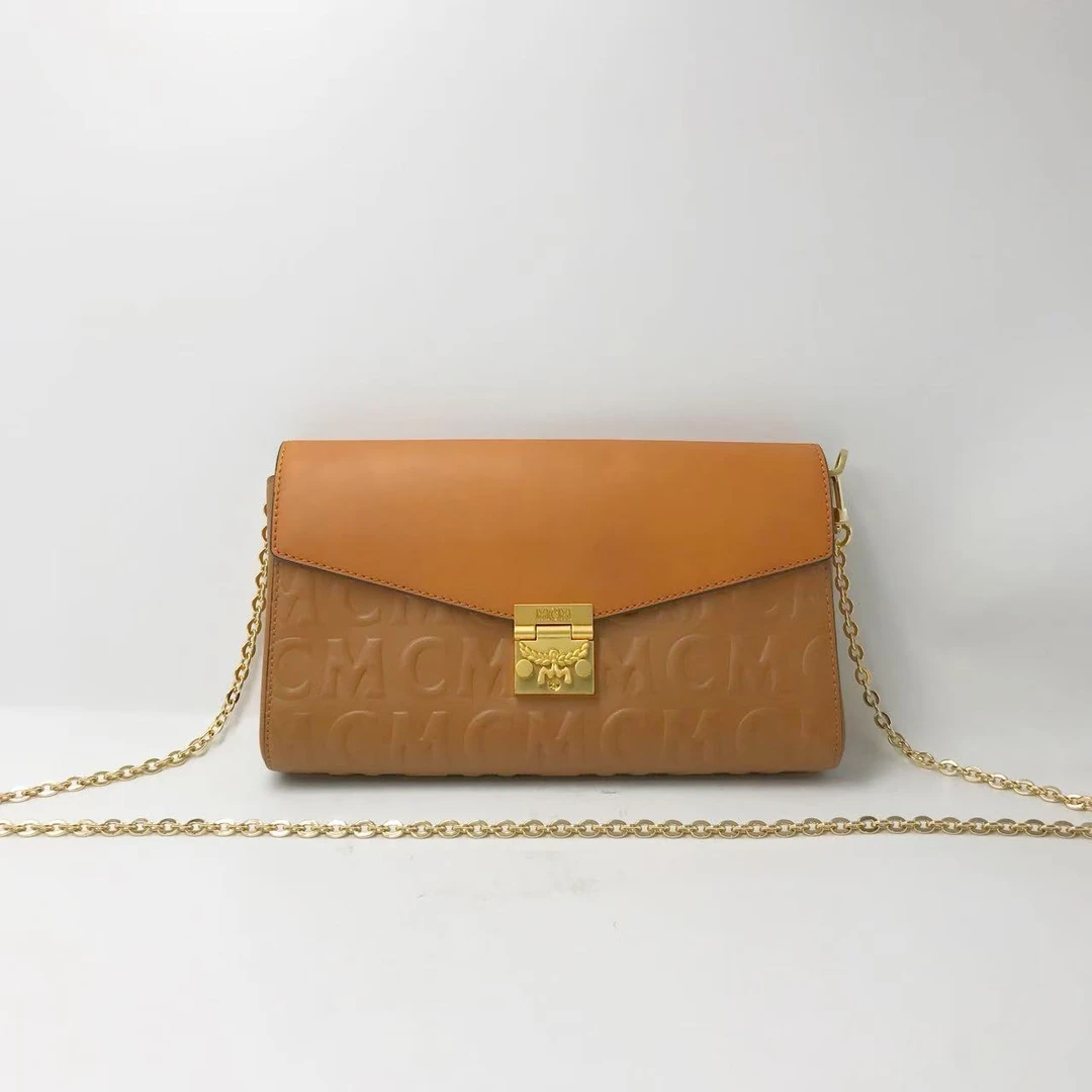 99新 MCM 洋诚二手 MCM干邑链条包