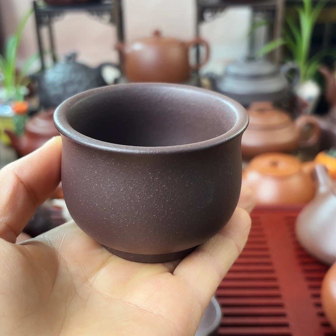 紫砂茶壶主人杯天青泥120cc