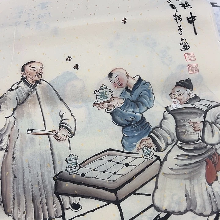 国画纯手绘作品欣赏图