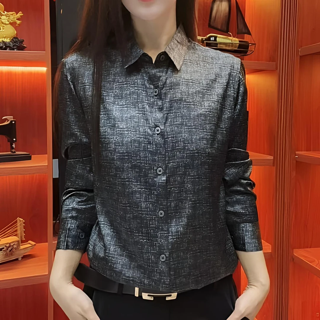 HFJQ新款男士时尚百搭休闲高品质轻奢商务经典长袖上衣(99920)