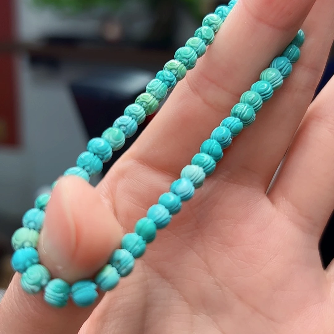 绿松石珠宝奇石未镶嵌小*点