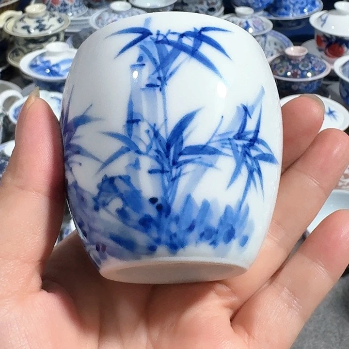 景德镇手工手绘杯