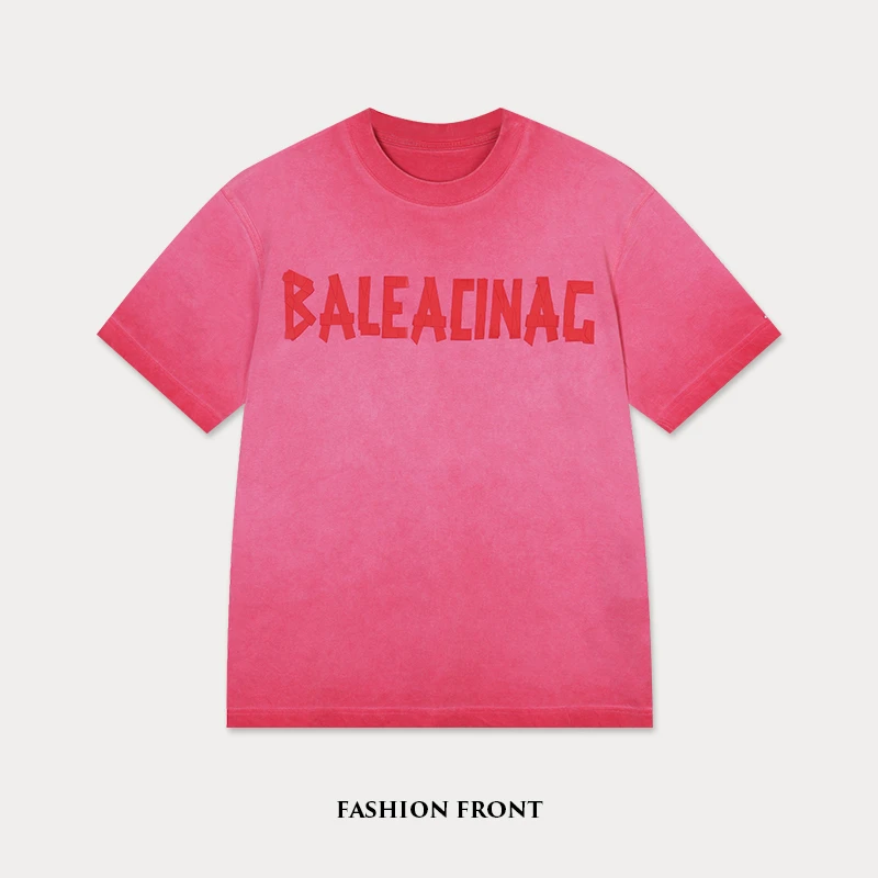 【6122】原创设计潮牌轻奢全棉刺绣重磅时尚短袖男款T恤