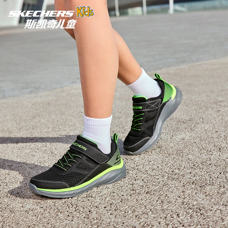 Skechers斯凯奇儿童鞋2025年新款男童休闲运动缓震跑步鞋403718L