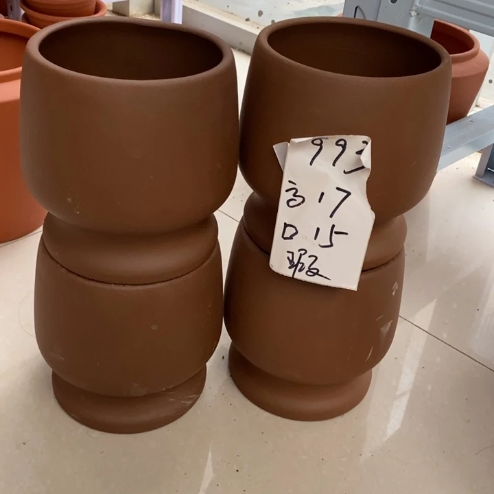 粗陶红陶绿植花盆993