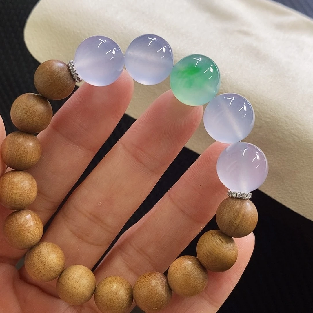 未镶嵌挂件翡翠超鲜半串