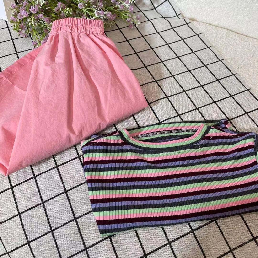 小童新款套装粉色 8229沐系