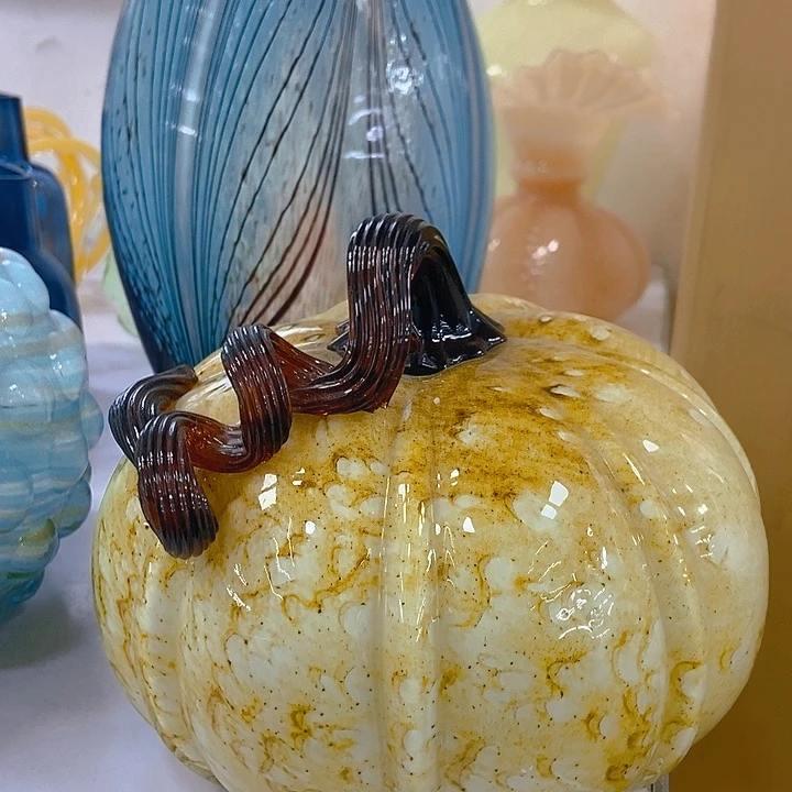 复合琉璃花瓶高14口17