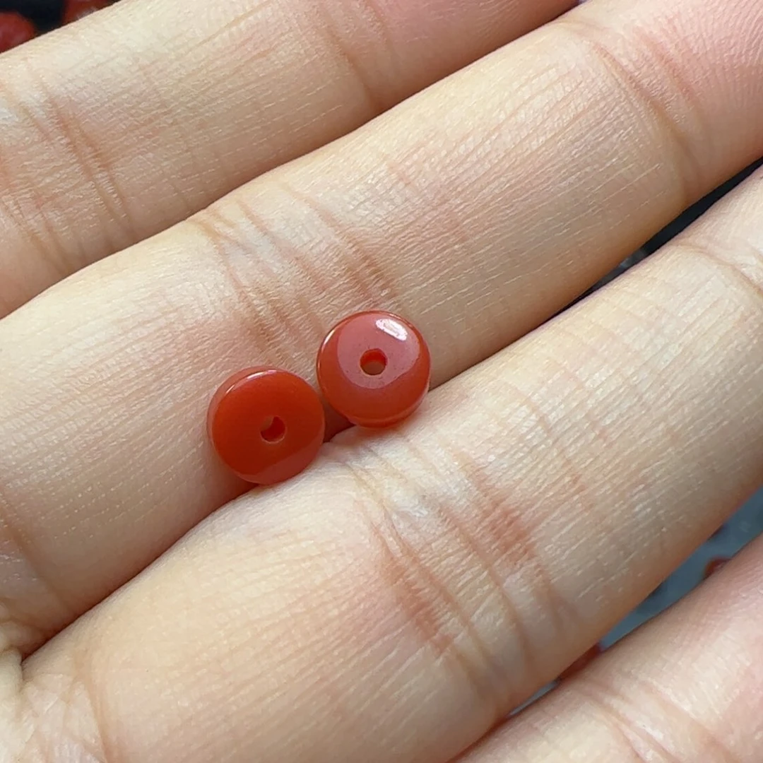 南红玛瑙隔片未镶嵌