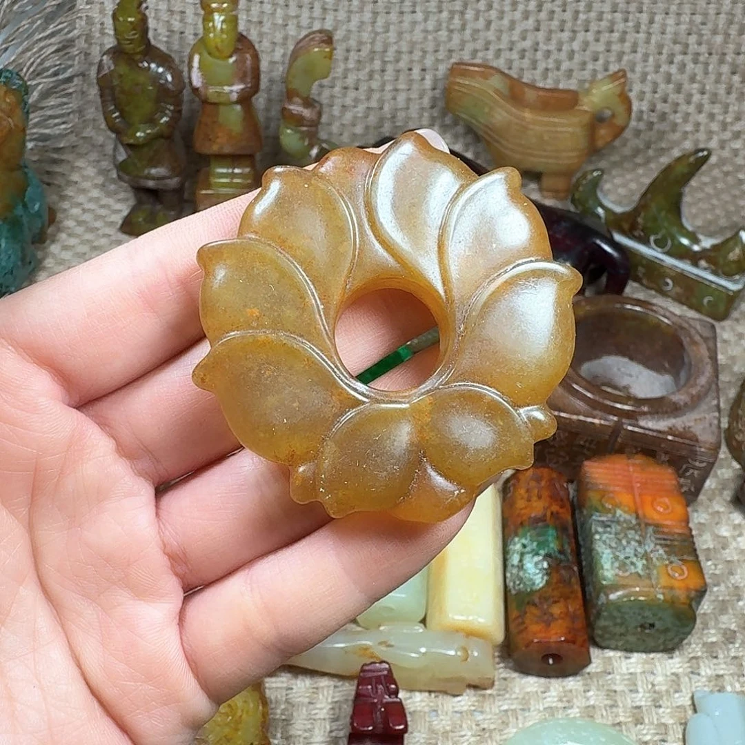 白玉菩提吊坠挂件