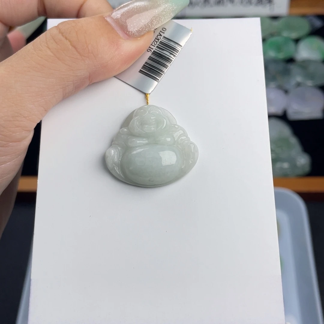 颈饰未镶嵌翡翠佛公