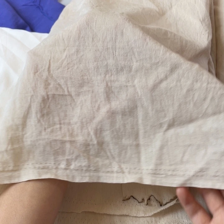 天丝（莱赛尔纤维）杏色天丝亚麻1.5米