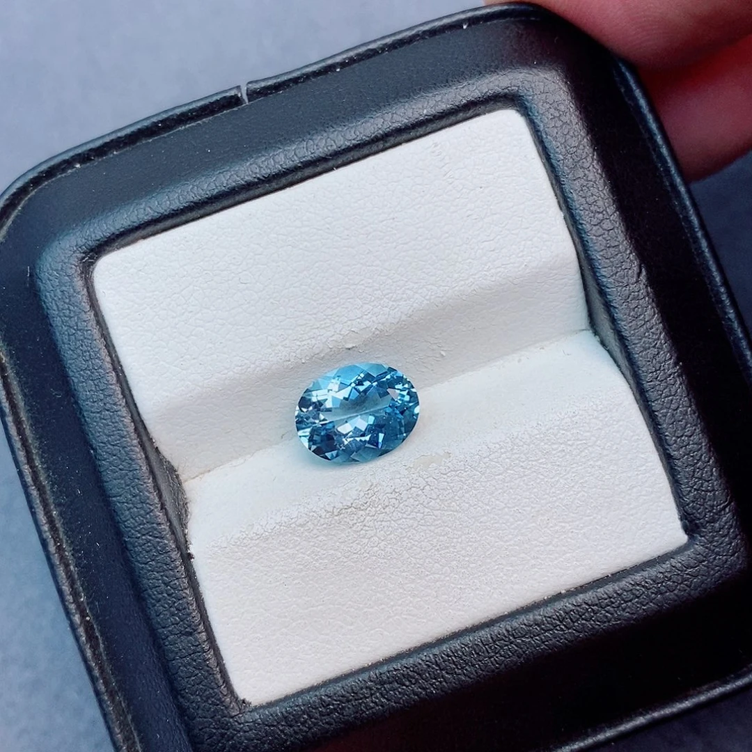 海蓝宝石未镶嵌笔搁2ct 圣玛利亚