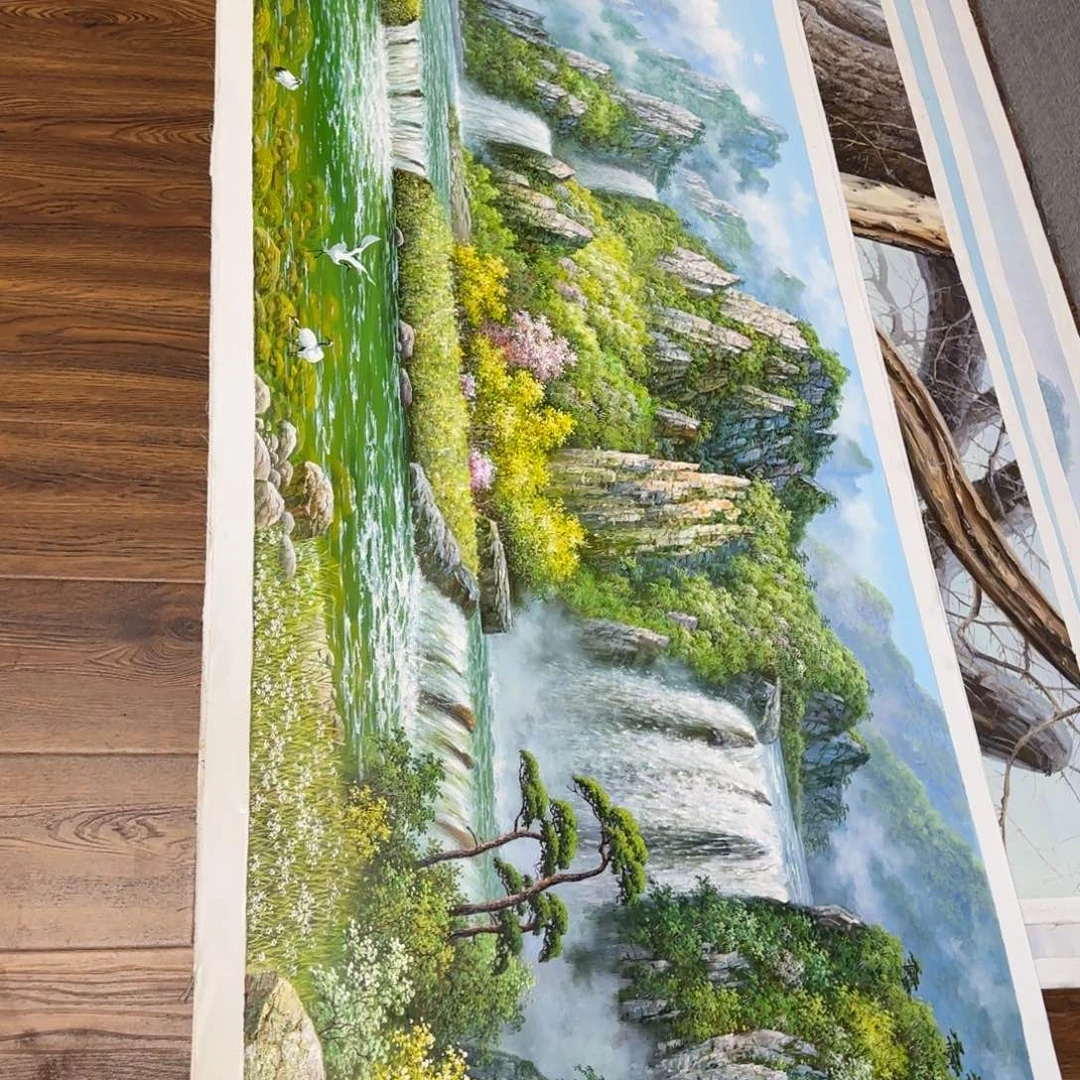 油画不能自拔。不能再去想你的