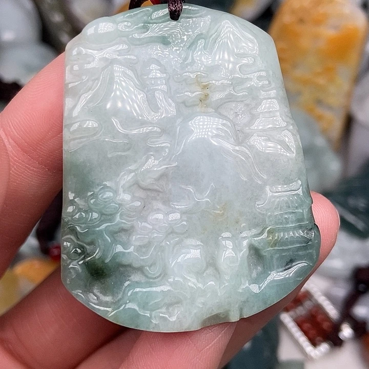 颈饰未镶嵌翡翠翡翠