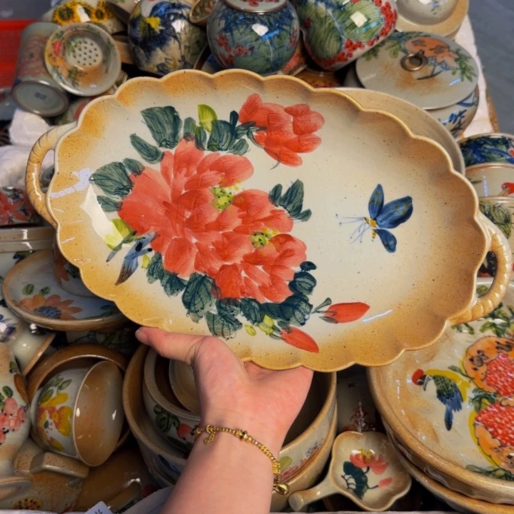 瓷片景德镇陶瓷手工手绘