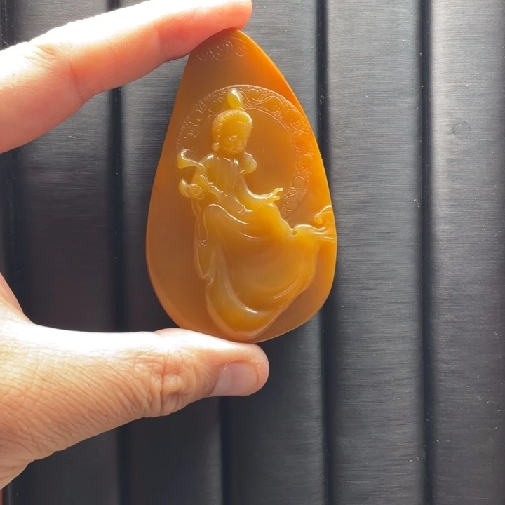 石英质玉（黄龙玉）未镶嵌手链黄龙玉大挂件