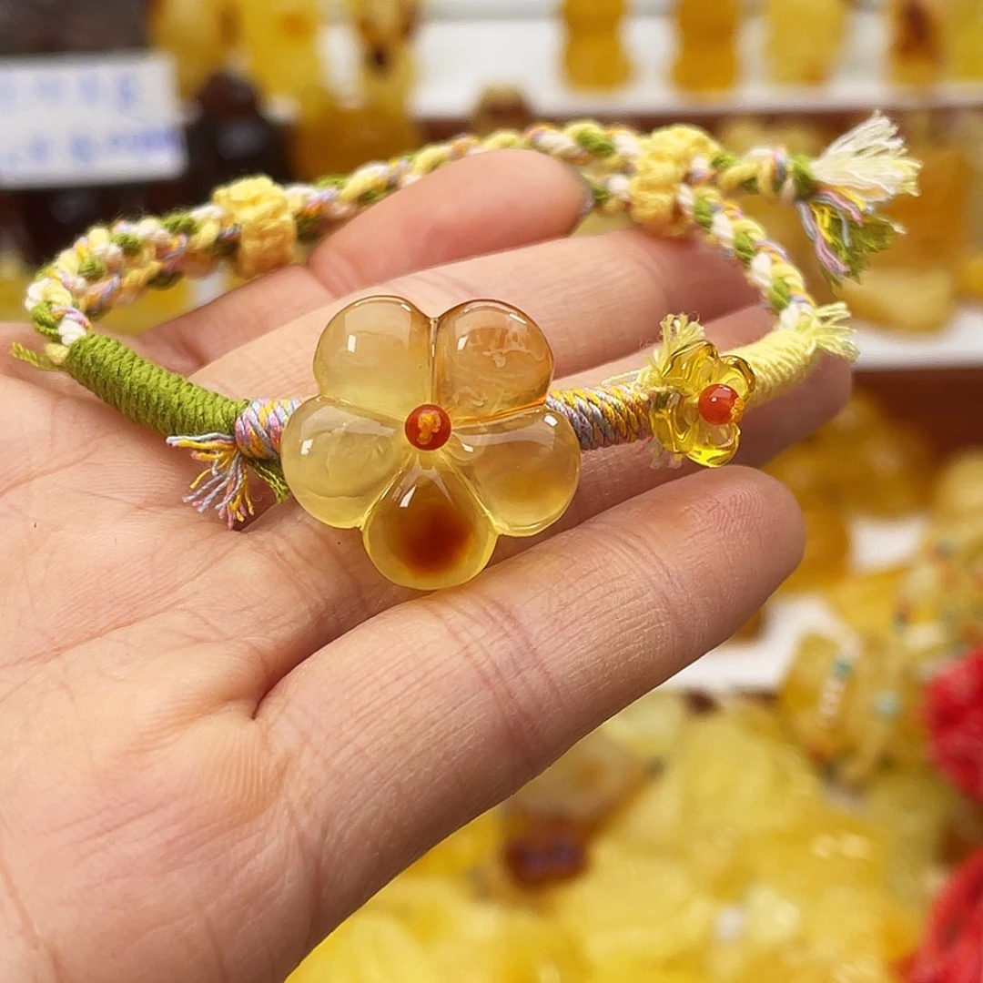 琥珀未镶嵌吊坠(赠链)