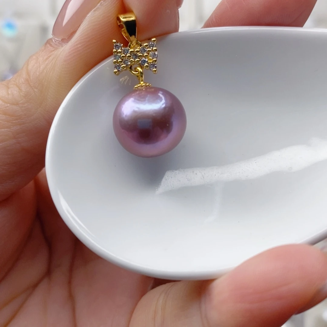 淡水珍珠吊坠(赠链)合金