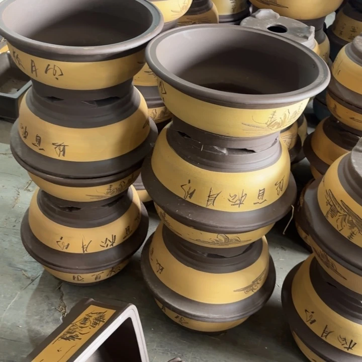 紫砂花盆            80-2