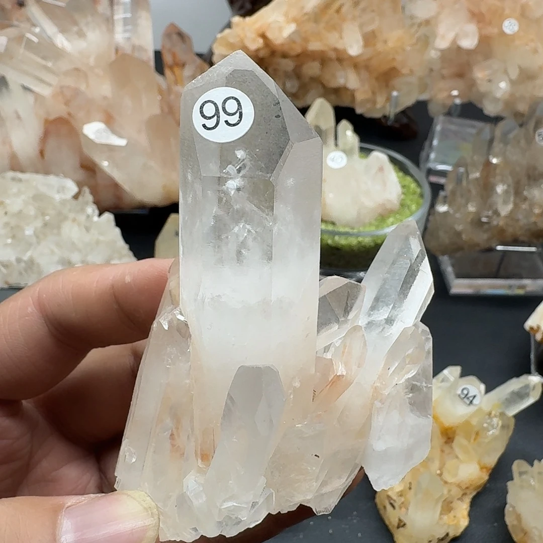 水晶珠宝半成品银S925镶嵌24