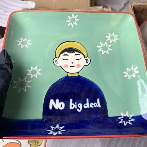 盘陶瓷制品满25拼单发货默认微瑕