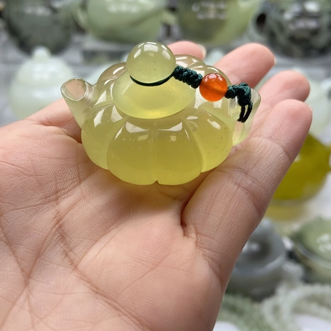 未镶嵌蛇纹石玉手把