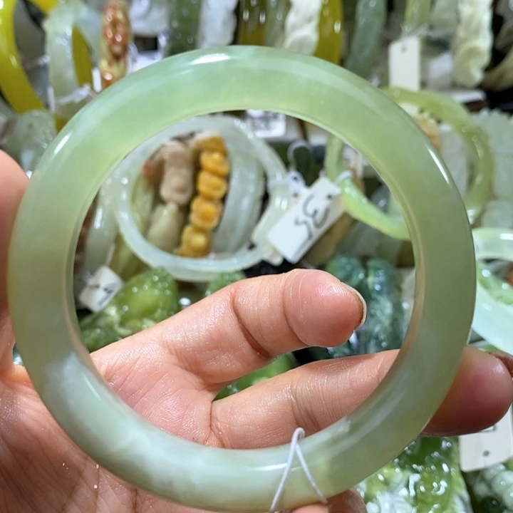 未镶嵌岫玉岫玉手镯55