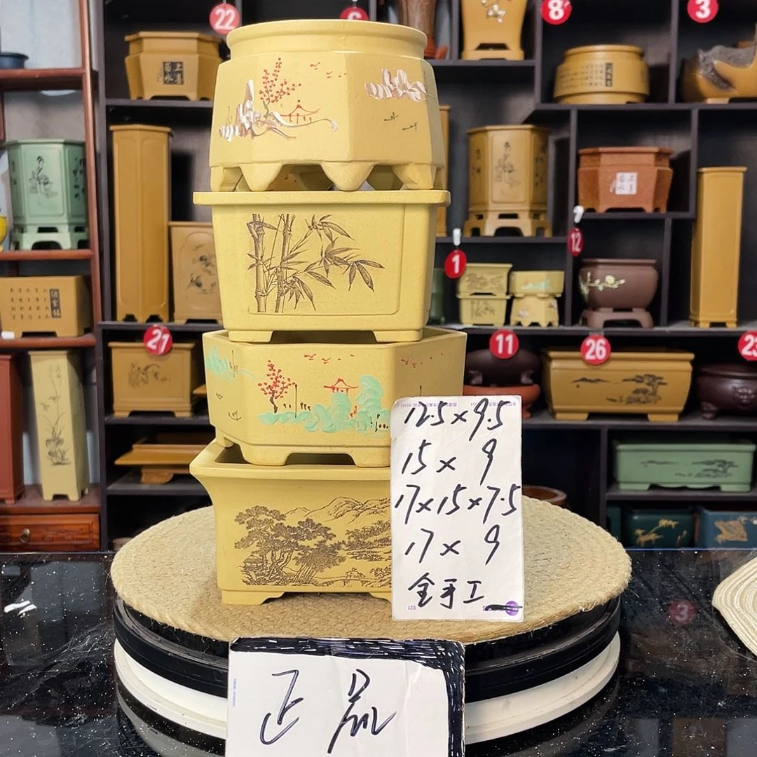 D-盆尚好紫砂花盆
