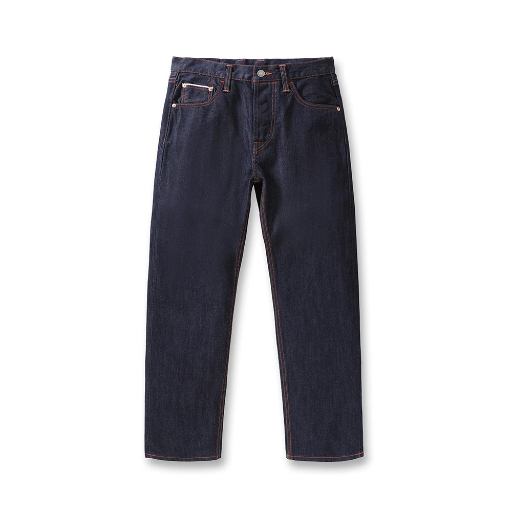 【典藏牛】A086赤耳丹宁14盎司牛仔裤男士原牛纯棉丝光工艺养牛长裤