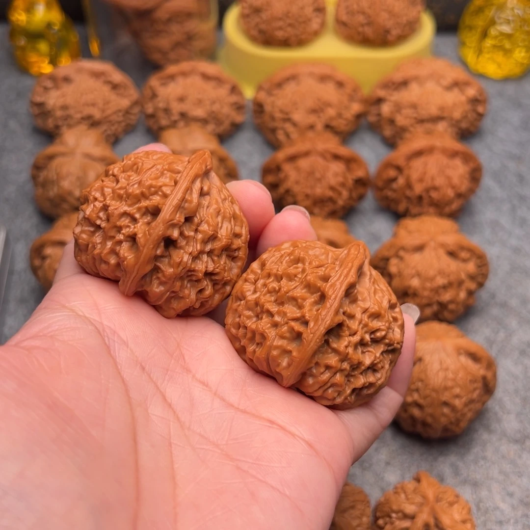 文玩核桃把件提*精品蓟县元宝41+