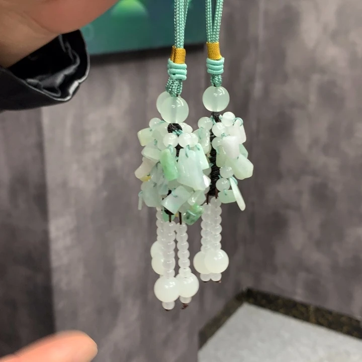 翡翠未镶嵌手镯挂件