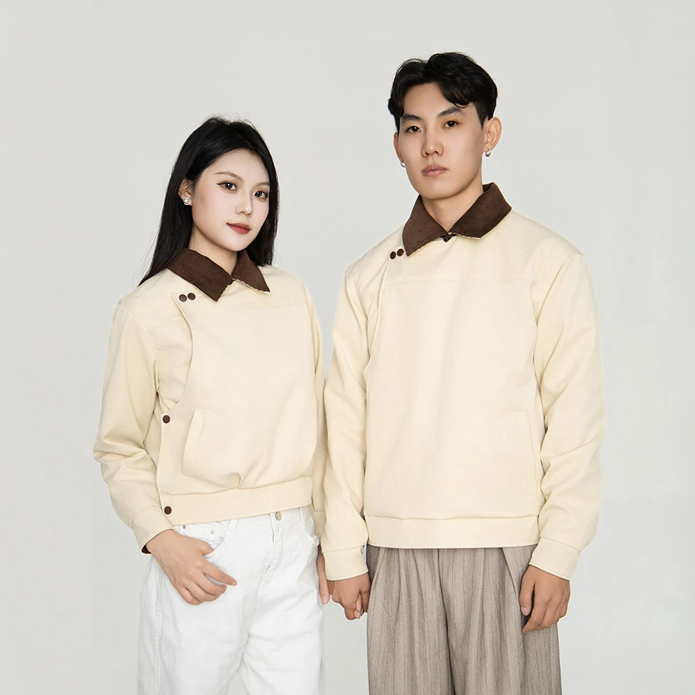 SodonGoyol蒙古服饰情侣款长袖翻领夹克asen